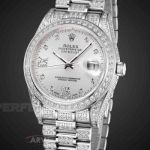 Perfect Replica Rolex Datejust  Diamond Oyster Band 40mm Watch Swiss 3135 904 Stainless Steel 